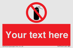 Custom prohibition no aerosol